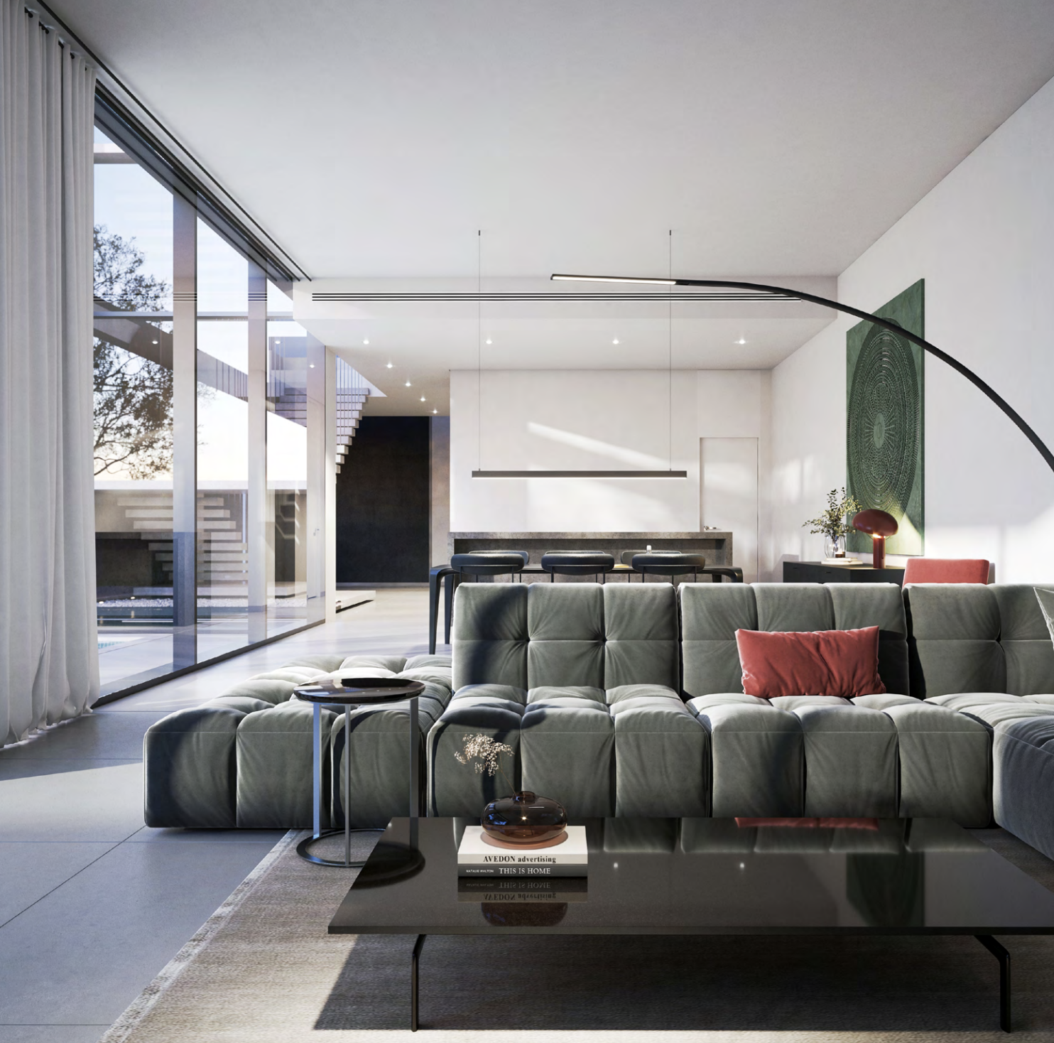 Sala de estar moderna